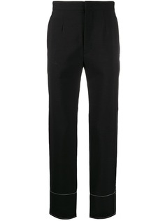 Yohji Yamamoto Pre-Owned брюки 2000-х годов с контрастной строчкой