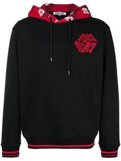 McQ Alexander McQueen толстовка с капюшоном и вышитым логотипом