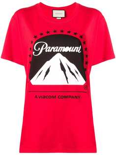 Gucci футболка с логотипом Paramount