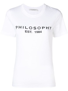Philosophy Di Lorenzo Serafini футболка с логотипом