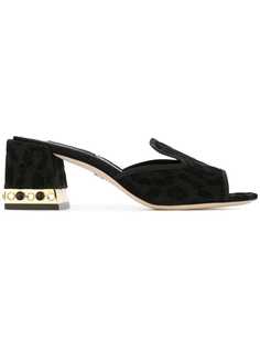 Dolce & Gabbana мюли с леопардовым узором