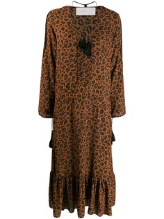 Loulou платье макси с леопардовым принтом