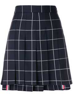 Thom Browne юбка мини Shadow в крупную клетку