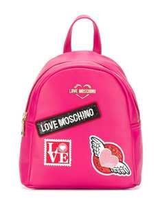 Love Moschino рюкзак с нашивками