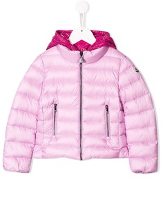 Moncler Kids пуховик с капюшоном