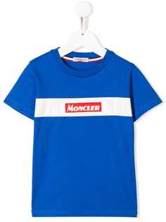 Moncler Enfant футболка с логотипом