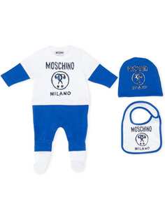 Moschino Kids пижамный комплект с логотипом