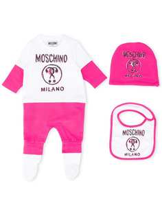 Moschino Kids пижама с логотипом