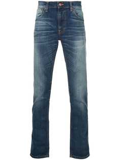 Nudie Jeans джинсы узкого кроя с эффектом "варенки"