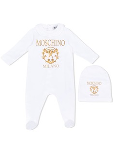 Moschino Kids ромпер с логотипом