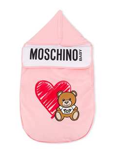 Moschino Kids одеяло с логотипом