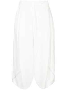 Taylor wide-leg cropped trousers