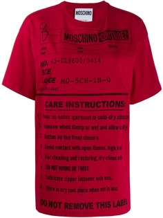 Moschino футболка с принтом