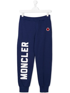 Moncler Kids спортивные брюки с логотипом