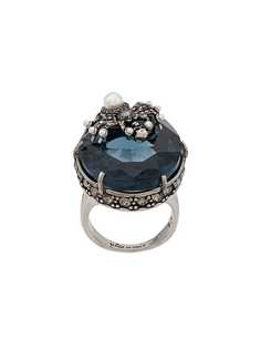 Alexander McQueen кольцо Spider Droplet
