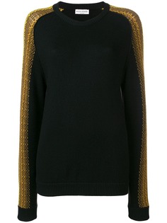 Sonia Rykiel джемпер с контрастными рукавами