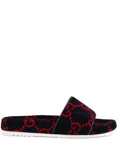 Gucci шлепанцы с логотипом