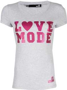 Love Moschino футболка Love Mode