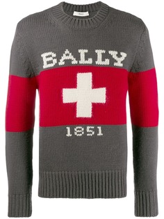 Bally пуловер Swiss с логотипом