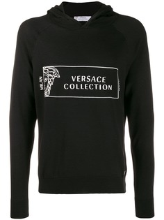 Versace Collection худи с логотипом Medusa