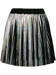 Balmain юбка мини с голографическим эффектом