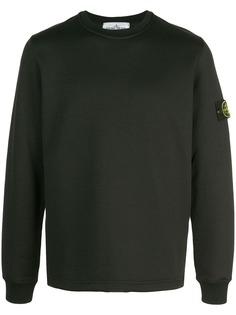 Stone Island толстовка с нашивкой-логотипом