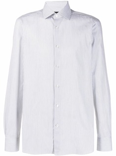 Z Zegna рубашка в тонкую полоску