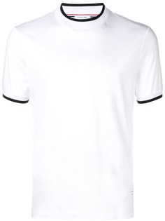 Thom Browne футболка с контрастной отделкой