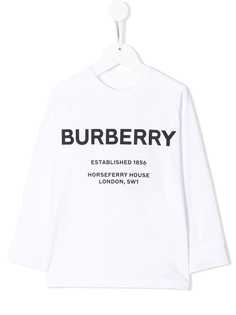 Burberry Kids футболка с логотипом
