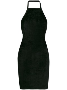 T By Alexander Wang платье с вырезом-халтер
