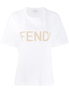 Fendi футболка с логотипом