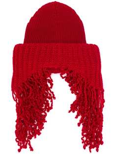 Marni шапка с бахромой