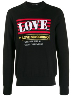 Love Moschino джемпер с логотипом