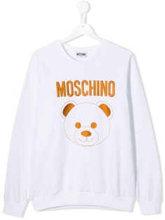 Moschino Kids толстовка с логотипом