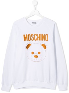 Moschino Kids толстовка с логотипом