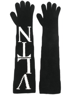 Valentino Garavani перчатки с логотипом VLTN