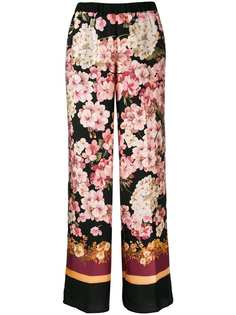 Twin-Set брюки с цветочным принтом