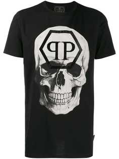 Philipp Plein футболка с принтом Skull