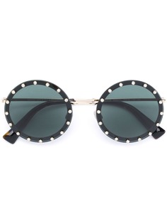 Valentino Eyewear солнцезащитные очки с заклепками