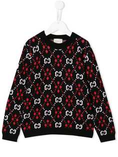 Gucci Kids джемпер с логотипом