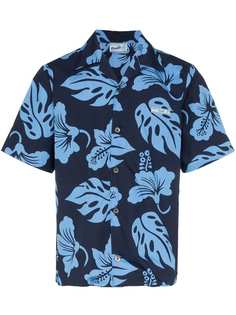 Prada гавайская рубашка с короткими рукавами
