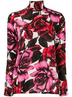 Prada топ с цветочным принтом