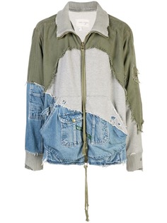 Greg Lauren куртка в стиле пэчворк