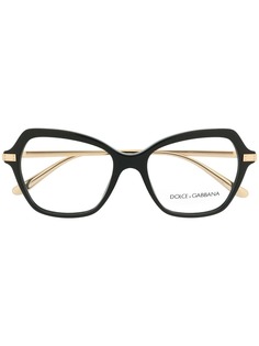 Dolce & Gabbana Eyewear очки в массивной квадратной оправе