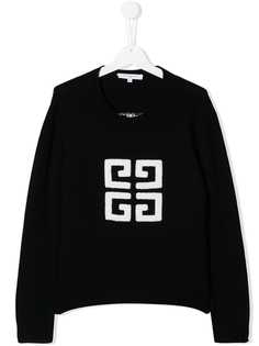Givenchy Kids пуловер с логотипом