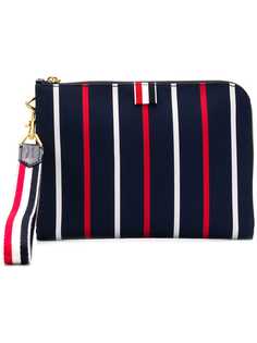 Thom Browne маленький клатч-папка в полоску