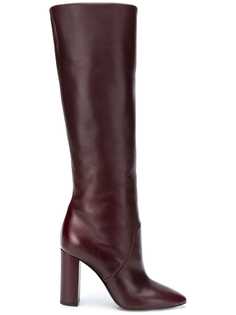 Saint Laurent сапоги на каблуке