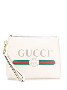 Gucci клатч среднего размера с логотипом