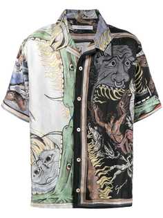 Givenchy рубашка с принтом Icarus