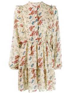 Semicouture платье мини с цветочным принтом